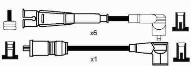 Augstsprieguma vadu komplekts NGK 0754 2