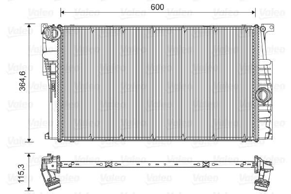 Radiators, Motora dzesēšanas sistēma VALEO 735451 1