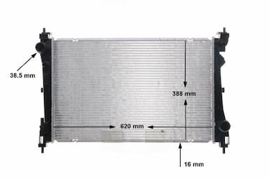 Radiators, Motora dzesēšanas sistēma MAHLE CR 2003 000S 11