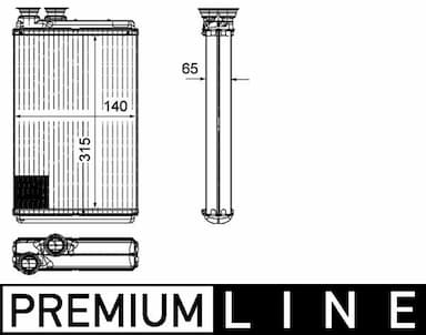 Siltummainis, Salona apsilde MAHLE AH 195 000P 1