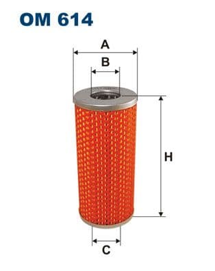 Eļļas filtrs FILTRON OM 614 1