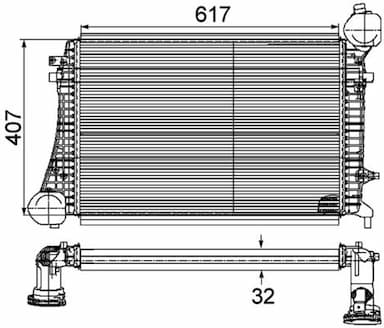 Starpdzesētājs MAHLE CI 167 000P 2