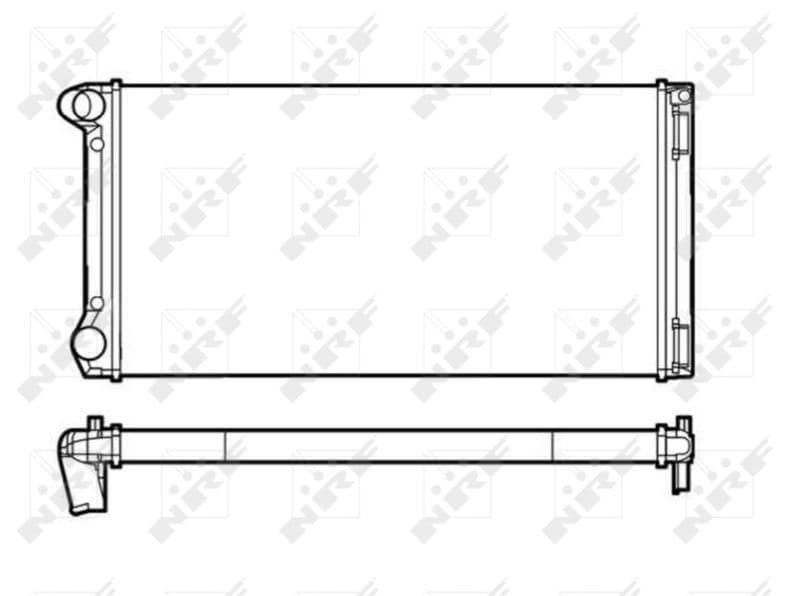 Radiators, Motora dzesēšanas sistēma NRF 53249 1