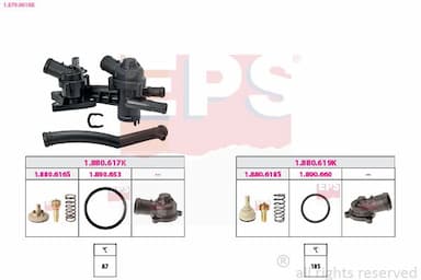 Termostats, Dzesēšanas šķidrums EPS 1.879.961KK 1