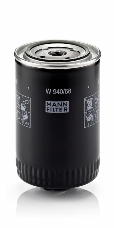 Eļļas filtrs MANN-FILTER W 940/66 1