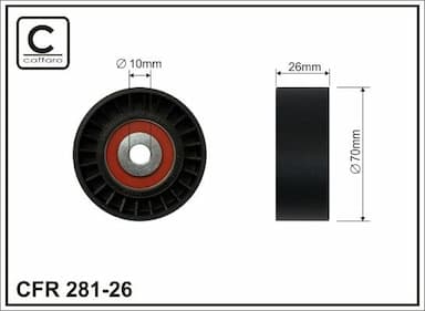 Parazīt-/Vadrullītis, Ķīļrievu siksna CAFFARO 281-26 1