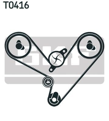 Zobsiksnas komplekts SKF VKMA 95003 2