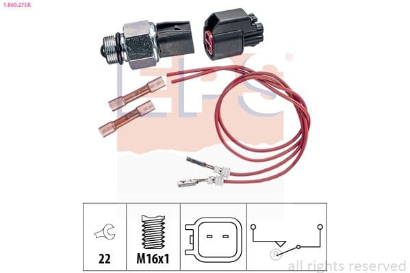 Slēdzis, Atpakaļgaitas signāla lukturis EPS 1.860.275K 1