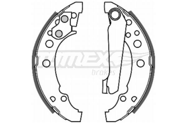 Bremžu loku komplekts TOMEX Brakes TX 20-23 1