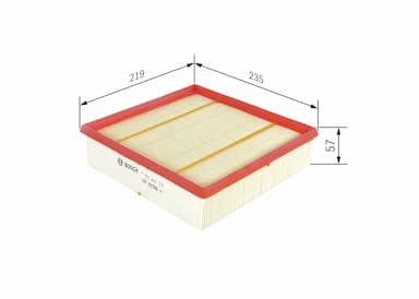 Gaisa filtrs BOSCH F 026 400 379 5