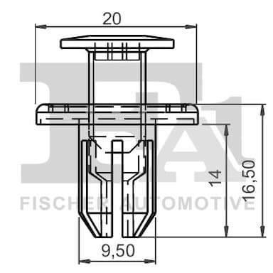 Moldings/aizsarguzlika FA1 10-30008.10 2