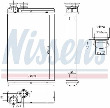 Siltummainis, Salona apsilde NISSENS 71158 7