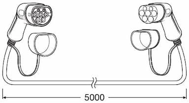 Uzlādes kabelis ams-OSRAM OCC23205 3