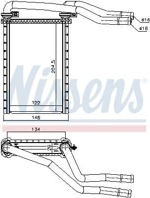 Siltummainis, Salona apsilde NISSENS 73991 5