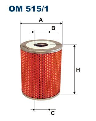 Eļļas filtrs FILTRON OM 515/1 1