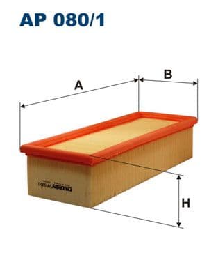 Gaisa filtrs FILTRON AP 080/1 1
