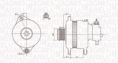 Ģenerators MAGNETI MARELLI 063731900010 1