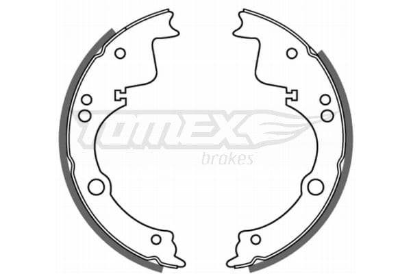 Bremžu loku komplekts TOMEX Brakes TX 21-40 1