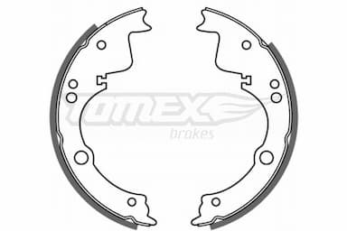 Bremžu loku komplekts TOMEX Brakes TX 21-40 1