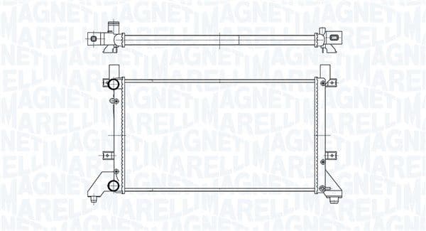 Radiators, Motora dzesēšanas sistēma MAGNETI MARELLI 350213189400 1