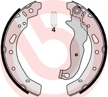 Bremžu loku komplekts BREMBO S 24 540 1