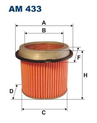 Gaisa filtrs FILTRON AM 433 1