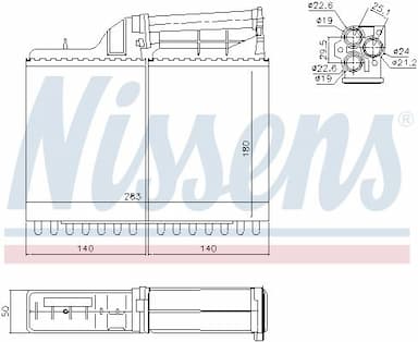 Siltummainis, Salona apsilde NISSENS 70502 6