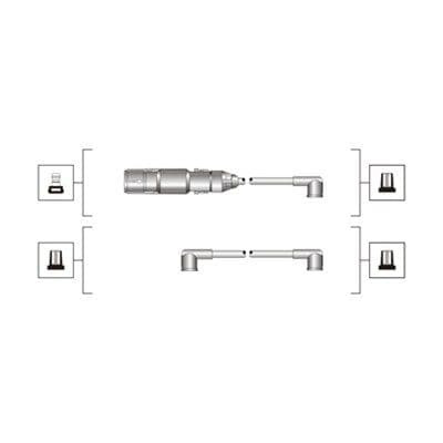 Augstsprieguma vadu komplekts MAGNETI MARELLI 941319170071 1