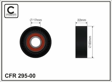 Spriegotājrullītis, Ķīļrievu siksna CAFFARO 295-00 1