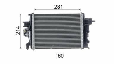 Radiators, Motora dzesēšanas sistēma MAHLE CR 2634 000P 11