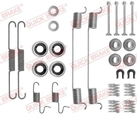 Piederumu komplekts, Bremžu loki QUICK BRAKE 105-0818 1