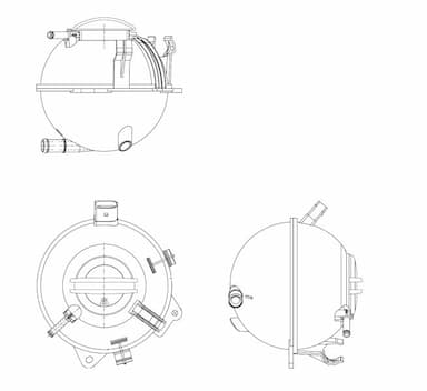 Kompensācijas tvertne, Dzesēšanas šķidrums NRF 454082 1