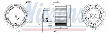 Salona ventilators NISSENS 87415 6