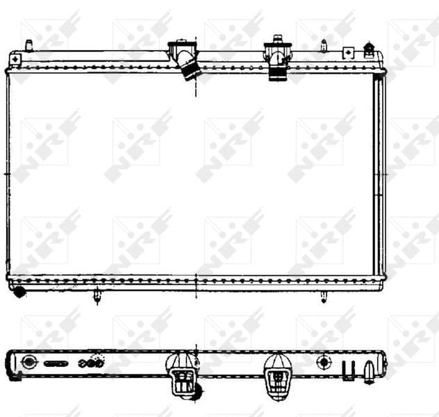 Radiators, Motora dzesēšanas sistēma NRF 50442 1