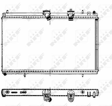 Radiators, Motora dzesēšanas sistēma NRF 50442 1