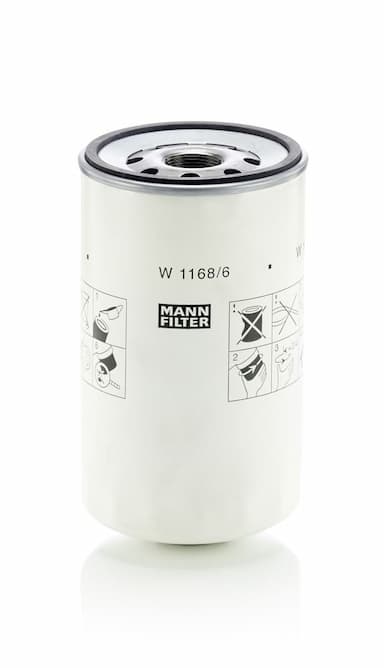 Eļļas filtrs MANN-FILTER W 1168/6 1