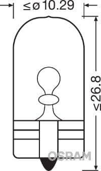 Kvēlspuldze ams-OSRAM 2827-02B 3