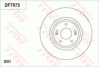 Bremžu diski TRW DF7973 3