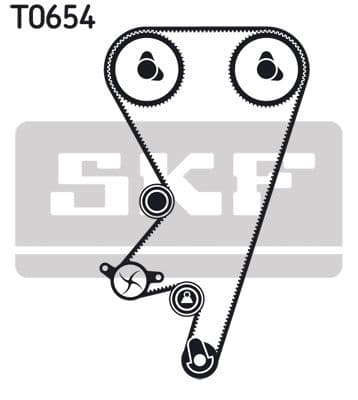 Ūdenssūknis + Zobsiksnas komplekts SKF VKMC 05202 2