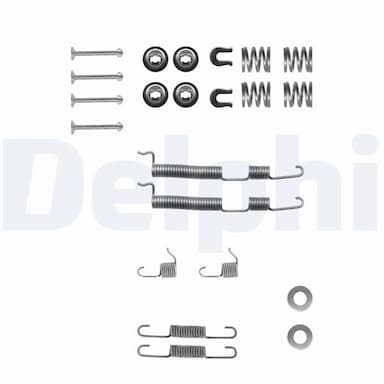 Piederumu komplekts, Bremžu loki DELPHI LY1240 1