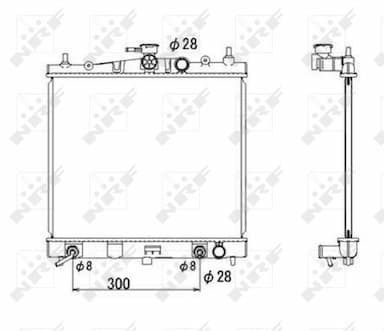 Radiators, Motora dzesēšanas sistēma NRF 53535 1