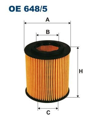 Eļļas filtrs FILTRON OE 648/5 1