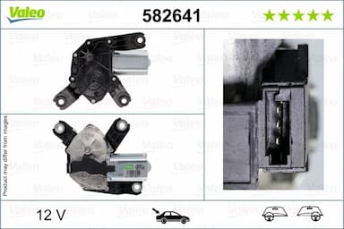 Stikla tīrītāju motors VALEO 582641 1