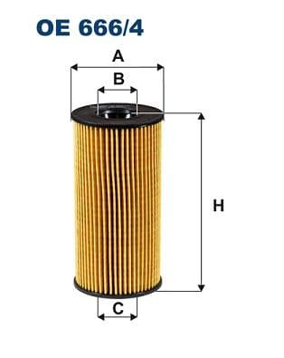 Eļļas filtrs FILTRON OE 666/4 1