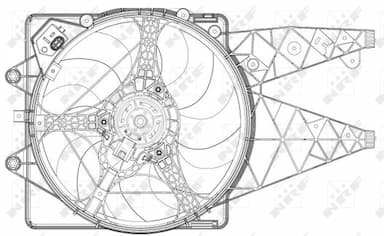 Ventilators, Motora dzesēšanas sistēma NRF 47203 5