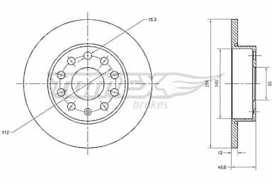 Bremžu diski TOMEX Brakes TX 70-79 1