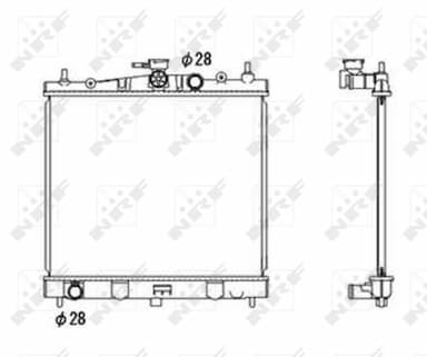 Radiators, Motora dzesēšanas sistēma NRF 58187 4