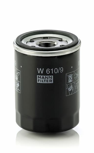 Eļļas filtrs MANN-FILTER W 610/9 1