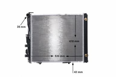 Radiators, Motora dzesēšanas sistēma MAHLE CR 290 000S 2