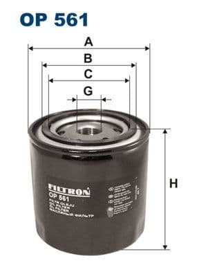 Eļļas filtrs FILTRON OP 561 1